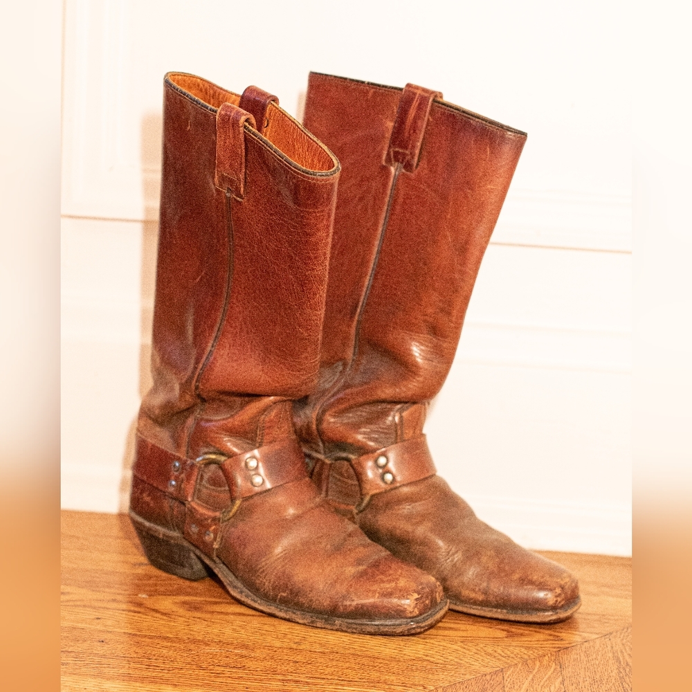 Wrangler Vintage Harness Boots Men's 7.5 D (~Women's 9.5 D)